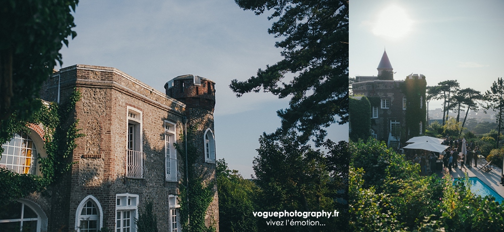 French wedding photographer same sex ; mariage gay homme au domaine saint clair le donjon à Etretat hotel luxe privatisé et à la mairie de Fécamp par Emmanuelle Auzou photographe mariage Normandie Dieppe Caen Deauville Rouen Paris France entière : mariage franco-anglais