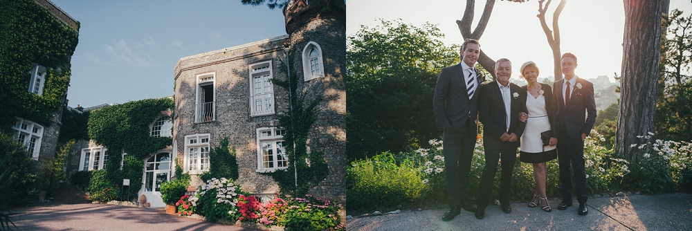 French wedding photographer same sex ; mariage gay homme au domaine saint clair le donjon à Etretat hotel luxe privatisé et à la mairie de Fécamp par Emmanuelle Auzou photographe mariage Normandie Dieppe Caen Deauville Rouen Paris France entière : mariage franco-anglais