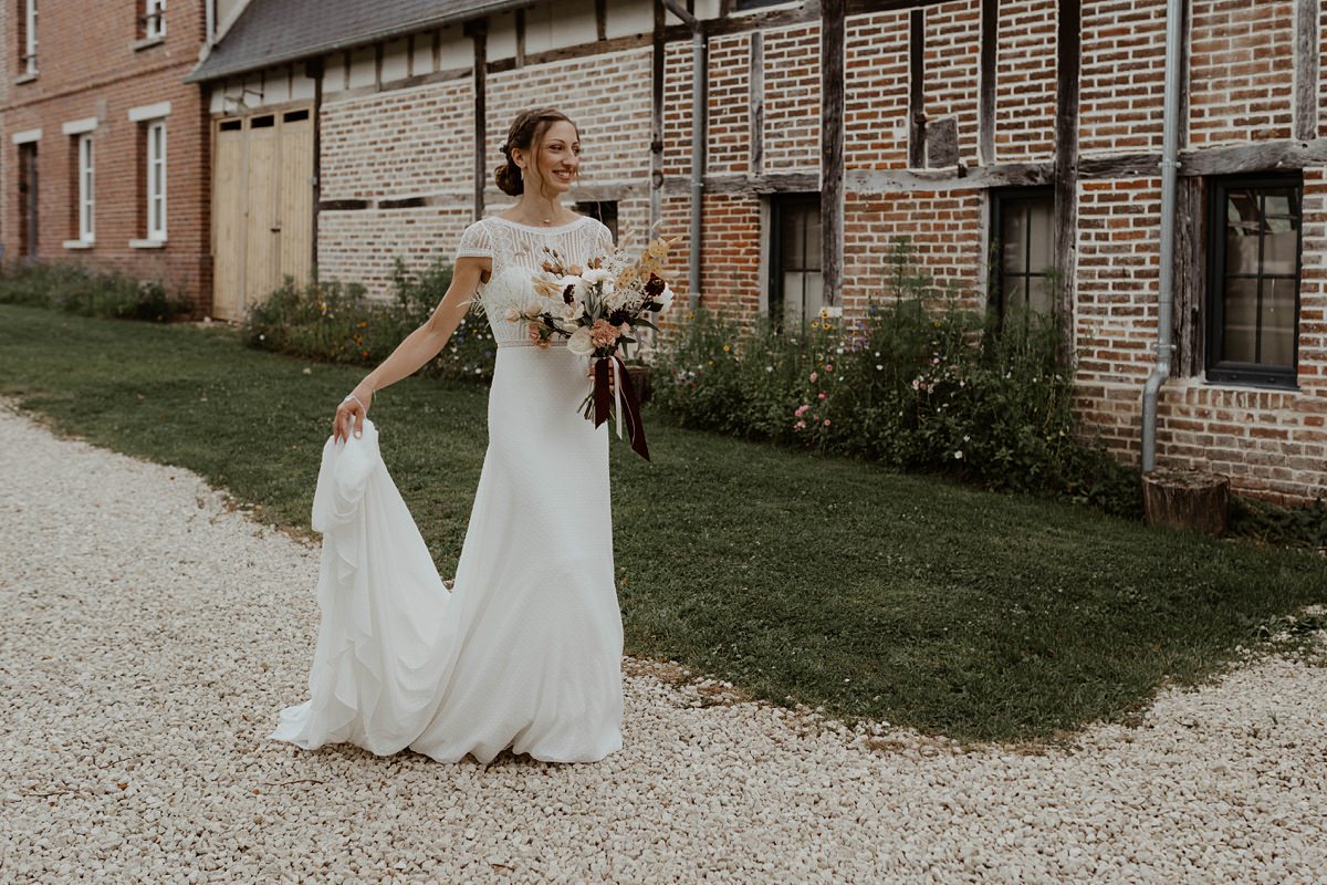Photographe et Vidéaste mariage domaine de Guerquesalle - Un reportage mariage folk à la ferme de Querquesalle à Amécourt en Normandie